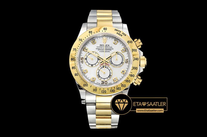 Rolex Cosmograph Daytona 116523 Ta l Beyaz Kadran 1 1 Super Clone ETA